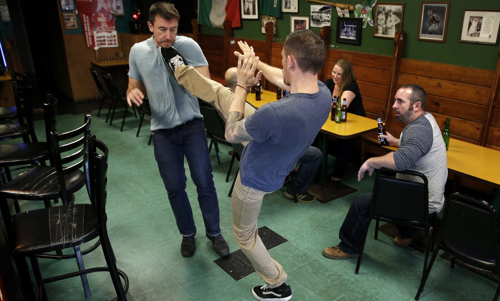 Krav Maga Boston Kicks To Control Range